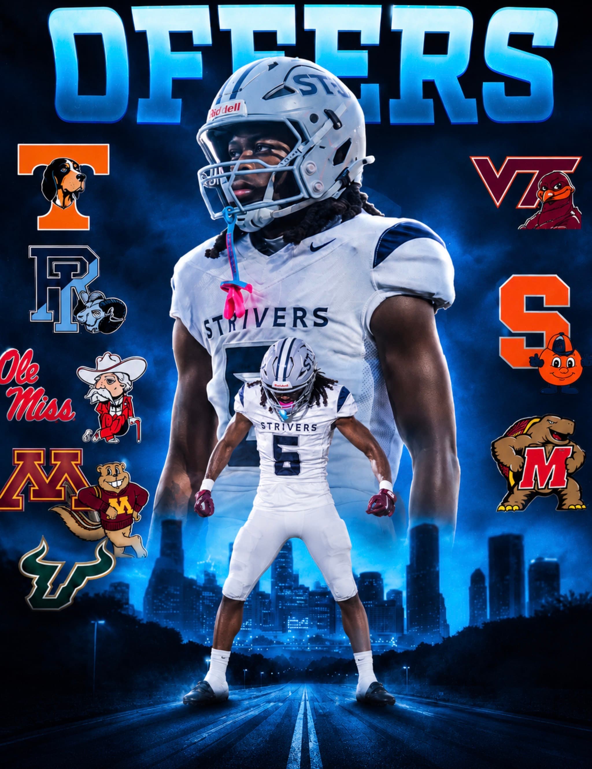 Mikael James NIL graphic design work — client project 6