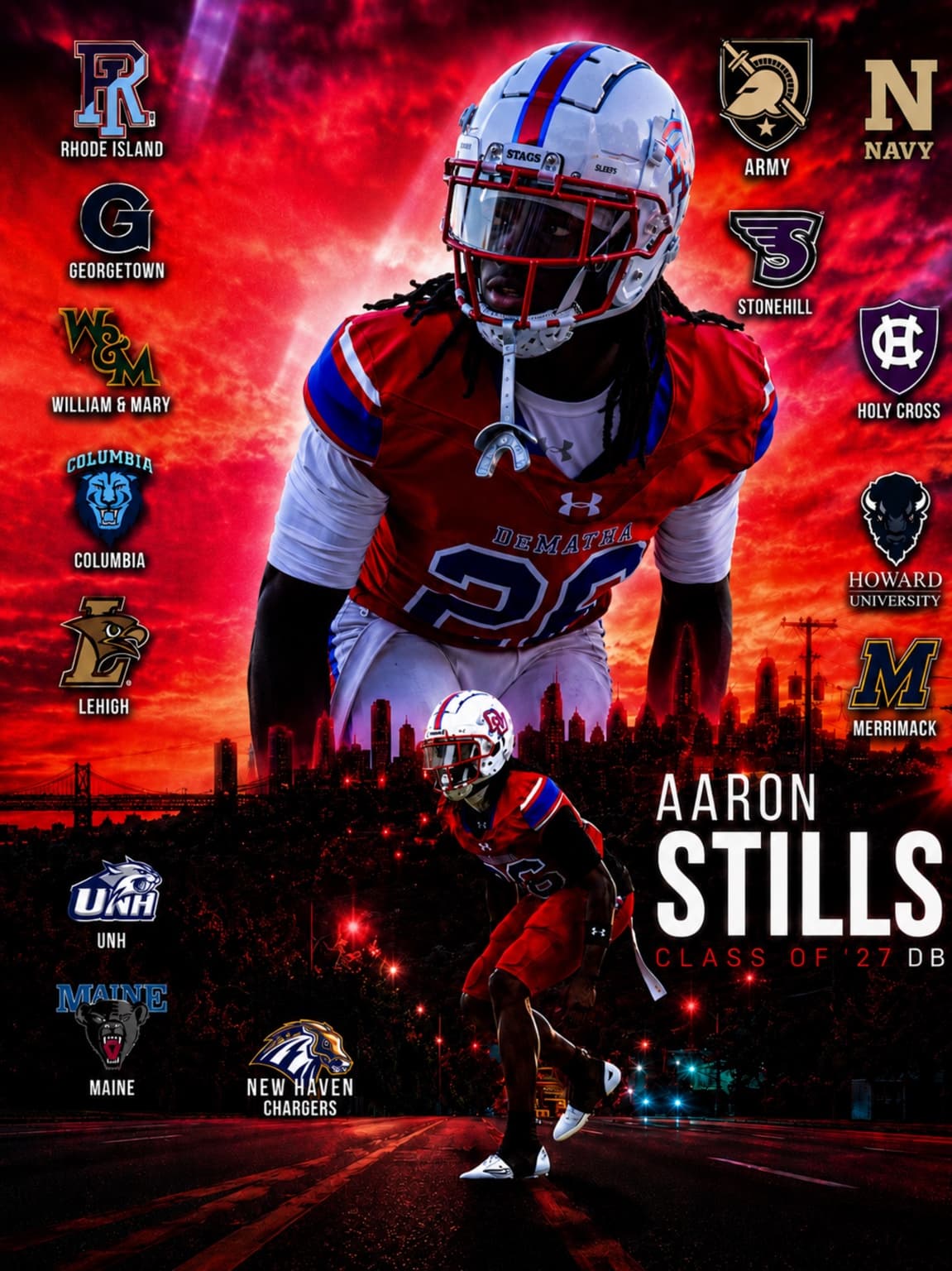 Mikael James NIL graphic design work — client project 11